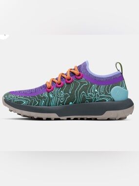 Allbirds Men’s Trail Runners SWT, Purple/Orange/Green, Size 10.5